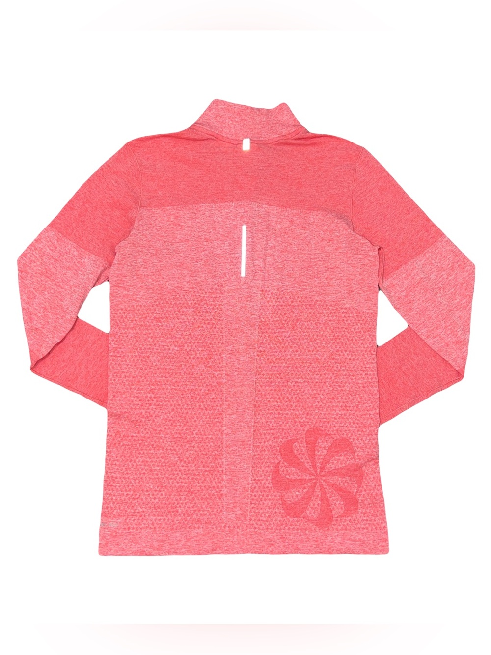 Nike Dri-FIT Knit Running Half Zip Pullover Top | Sunset Glow | 1/2 Zip Top | Lg
